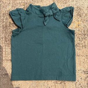 Janie and Jack Teal Bow Blouse